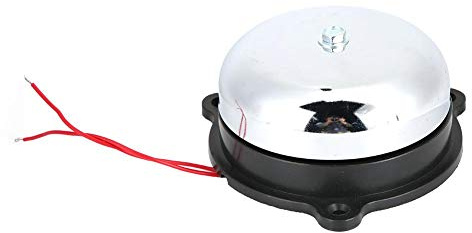 Dioche 100mm 4in Alarm Bell, Electric Time Bell, No-Sparking Alarm for School Factory Agencies, All Purpose Door Bell for Schools Alarm(DC12V)
