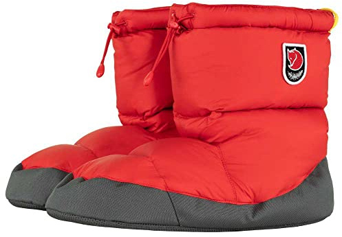 Fjällräven Unisex Expedition Down Booties, True Red, S