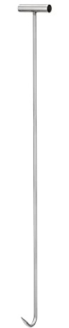 uxcell 35.4 Inch T-Handle Meat Boning Hook, Stainless Steel Meat Hooks for Kitchen Butcher Shop Restaurant Barbecue Shops Tools