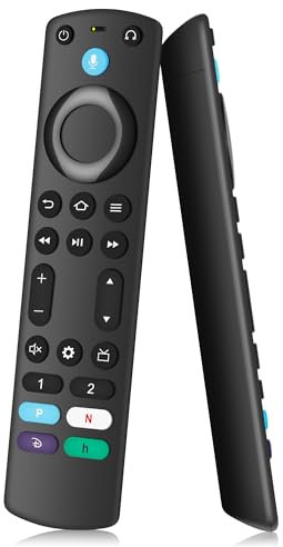 Télécommande à Remplacement Vocal pour Fire-TV-Stick/Lite/FireStick 4K/4K Max/TV Cube et Compatible avec Insignia/Toshiba/Pioneer/AMZ Fire Smart TV