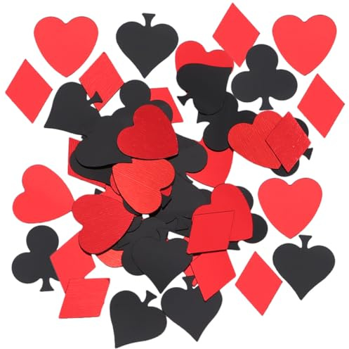 DIYEAH Decorazioni Sparsi Sul Tavolo 90G Scarti di Poker Colorati per Feste Matrimonio Compleanni Decorazioni da Tavolo Creative per Eventi Accessori per Allestimenti Festivi