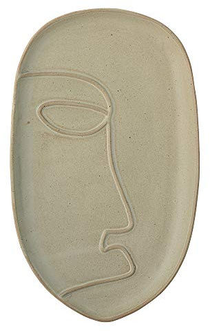 Bloomingville Tablett Ngan, grün, Keramik