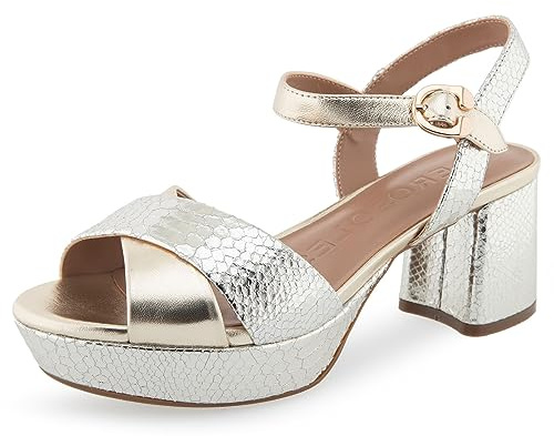 Aerosoles Women's Cosmos Heeled Sandal, Gold, 6.5 UK