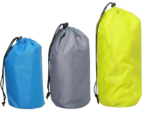 3 Pcs Stuff Sack, Rucksack Liner, Stuff Sacks, Waterproof Bags For Camping, Waterproof Rucksack Liner, Backpack Liner, Stuff Bag, For Hiking Gear, Travel Organizer, Backpack Liner, Outdoor Essentials