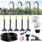 ARTGUTS 360° Curved Garden Automatic Irrigation System, Automatisches Bewässerungssystem Garten, Nebelbewässerungskit, für Landschaft, Flower Bed und Terrasse Pflanzen (5m)