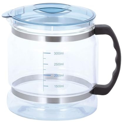 AMISENK Destilador de agua de 1 galón de 4 litros para uso doméstico y de oficina, con tapa a prueba de fugas, botella de gran capacidad con mango ergonómico