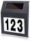 YRHome Numéro de maison lumineux solaire avec LED - Numéro de maison - Applique murale - Anthracite