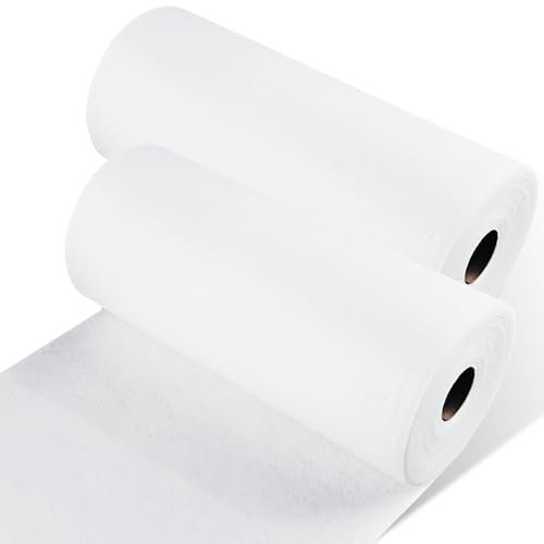 Transparentpapier Rolle 30 cm x 100 m – Schnittmusterpapier & Zeichenpapier Rolle zum Nähen & Abpausen, Skizzieren, Zeichnen & Verpacken（2 Rollen*50m）