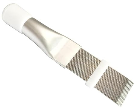 Pettine a lamelle per aria condizionata – Pettine a lamelle per condizionatori d'aria in acciaio inox, pettine a lamelle, pulitore per aria condizionata