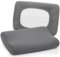 Luxoon Kissenbezug für Gesundheitskissen – 95% Baumwolle / 5% Elasthan, Atmungsaktiv und Hautfreundlich, Waschbar, Für Komfort und Hygiene 2er Pack 30-45 x 50-65 cm, Anthrazit