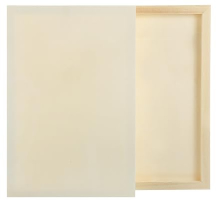 QUARKZMAN 2 Piezas Tablas De Lienzo De Madera 8x12 Pulgadas Lienzos Artísticos Cuadrados Paneles De Madera Sin Acabar Para Pintar Manualidades Proyectos DIY Arte De Vertido