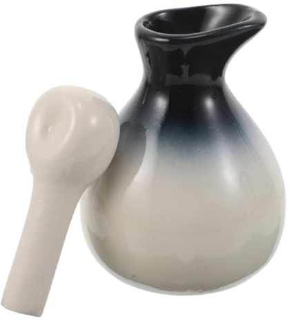 Toyvian Pot Distributeur D’Huiles Essentielles en Céramique Bleu Dégradé Flacon Compte-Gouttes Hermétique 30 Ml Kit 3 Pièces pour Aromathérapie et Parfums Conservation Prolongée