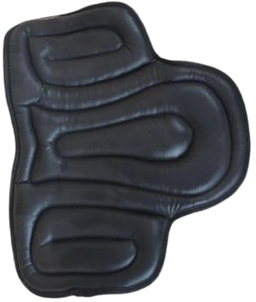Ysyqkn Cojín para Silla de Montar, Almohadilla Antideslizante para Silla de Montar, Colchón Amortiguador, Protector de Espalda para Caballo, Accesorio de Equ, Negro