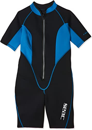 SEAC Ciao, Kurzarmanzug für Herren aus 2,5 mm-Neopren zum Schnorcheln, Tauchen und andere Wassersportarten