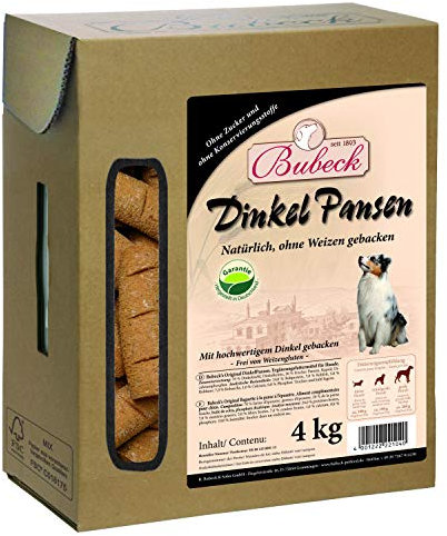 Hundeleckerlies mit Dinkel & Pansen von Bubeck zur Zahnpflege