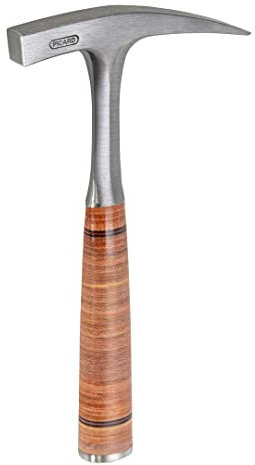 Picard Typ 761 1/2 Geologenhammer mit Schneide, 500g, Ledergriff