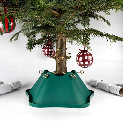 Bosmere Christmas Tree Stand for Trees up to 6 Feet with up to 4.75 Inch Trunk, G470 Green