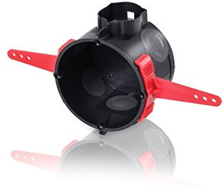 Nagellaschen für Unterputz-Gerätedosen, Inhalt: 50, rot, E104