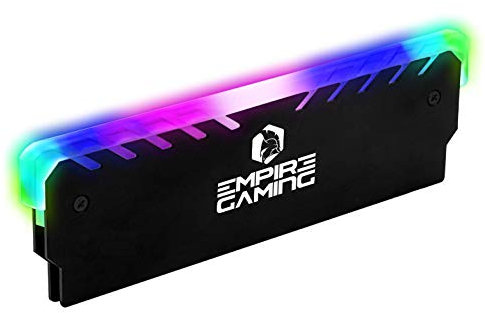 EMPIRE GAMING-Guardian M201- Gamer Kühlkörper für RAM-Speicher–Adressierbarer RGB-SYNC-DDR DDR3 DDR4-Aluminium Kühler für Speicher–DIY Overclocking für PC Gamers - Intel und AMD