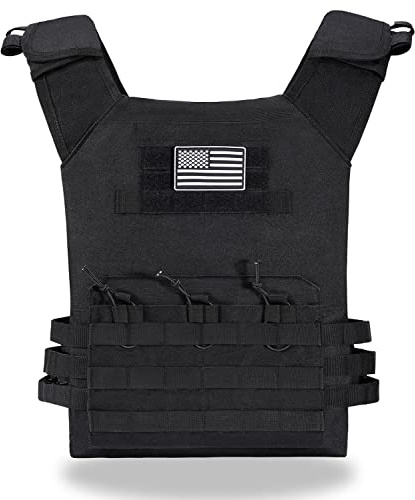 KUIEDIS Tactical Outdoors Vest,Lightweight Airsoft Vest,Adjustable Breathable Paintball Police BattleVest