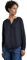 Street One Damen A345112 Tunika Bluse In Unifarbe, Dark Blue, 40 EU