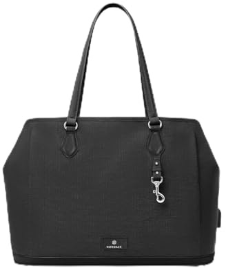 Nordace Siena Pro Tote Plus - Spacious 15 Inch Laptop Work Tote Bag for Everyday & Travel, Black, normal