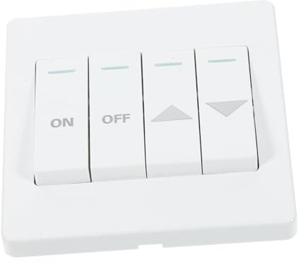 HOMSFOU 2st Garagentor-öffner Automatisch Garagentorknopf Tauschen Garagenzubehör Garagenversorgung Tastatur Für Garagentore Klaviatur Wandgarage Tastaturschalter Zinn-phosphor-bronze Weiß