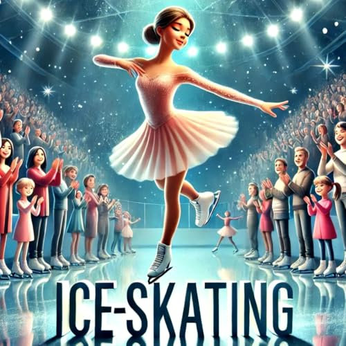 Ice-Skating: Ausmalbuch alles Rund ums Thema Eislaufen/ Eiskunstlauf/ Schlittschuhlaufen/ Ballerina für Große und kleine Kinder ab 4 Jahren
