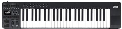 NU-X | NTK-49 MIDI Control Keyboard a 49 Key, 4 Octave Desktop-Friendly Multi-Functional MIDI Controller | Cubase LE included, Semi-Weighted Keys, Pitch & Modulation Wheels