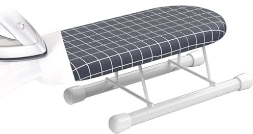 Mini Ironing Board - Compact Mini Ironing Board | Foldable Small Ironing Board, Portable Table Ironing Board with Folding Legs, Portable Ironing Board Table Top for Sewing, Craft Room, Household