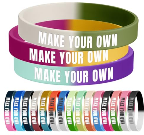 JBOS 20-5 000 st anpassade gummiarmband, personliga silikonarmband mix-färg, med logotyp för evenemang, fester, medvetenhet, bulkbeställningar