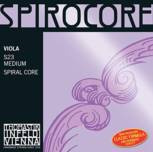 Thomastik Corda per Viola 4/4 Spirocore - corda Sol nucleo spirale rivest. argento, media