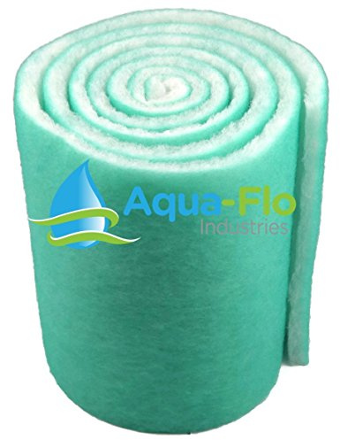 Aqua-Flo 12 Pond & Aquarium Filter Media, 72 (6 Feet) Long x 1 Thick (Green/White)