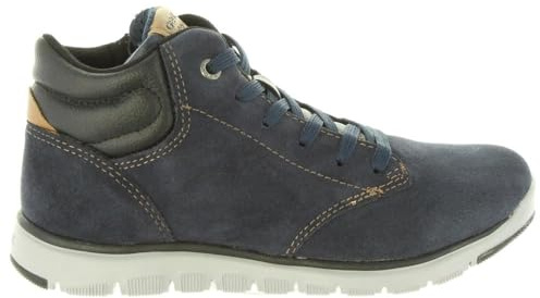 Geox Jungen J Xunday Boy A Chukka Boots, Blau Navy Black C0045, 34 EU