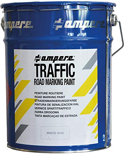 A.M.P.E.R.E Straßenmarkierungsfarbe Traffic Paint 5kg weiß