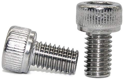 Zylinderschrauben mit Innensechskant DIN 912 M4 X 8 (100 Stück) Edelstahl A2 V2A Rostfrei Zylinderkopfschrauben
