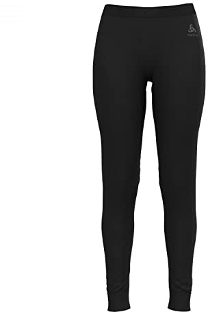 Odlo women's functional underwear long pants 100 Percent merino 260 grams, black, L