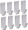 Ganchos Adhesivos para pared – 8 Colgadores de pared adhesivos – Colgador toalla baño, cuadros, trapos de cocina, llaves – Lote de 8 perchas adhesivas