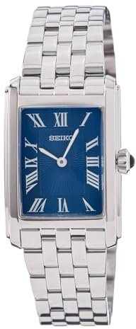 Seiko Damen Analog Quarz Uhr mit Edelstahl Armband SWR085P1