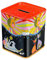 Spardose FridolinEdition - Rosina Wachtmeister - Cats - Rechteckige Plug-Lid Dose mit Sparschlitz aus elektrolytischem Weißblech - (LxBxH) 7,5 × 9,2 × 7,5 cm