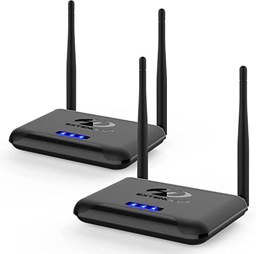 Wireless HDMI Transmitter and Receiver, Binken 657ft/200m Wireless HDMI Extender Kit,1080P HD hdmi ohne Kabel, Streaming Media Video/Audio von Laptop, Kamera, PS5, PC zu Monitor, Beamer, HDTV