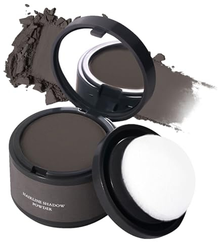 Root Cover Up Hairline Shadow Powder - Quickly Conceals Hair Loss, Bald Spots, Beard Line (19)