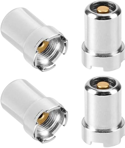 Magnetadaptrar för 4 Gängor, Gängadapter för Mässing och Järnförstörare Lödkolvadapter Gängskruvomvandlare för Anslutning av Kretskortreparation av Lödkolvar