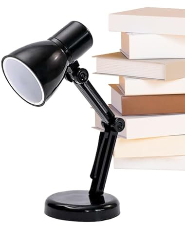 Générique Lampes d'Étude Bureau - Lampe de Table LED, Éclairage Doux | Lampe de Chevet Portable à Intensité Réglable, Design Compact et Moderne pour Lecture, Travail et Décoration de Chambre ou Salon