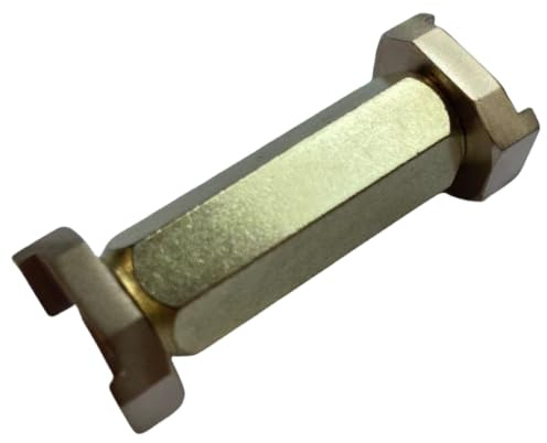Herramienta Ajustable de Puente de Cello de Metal Dorado | Reparación y Mantenimiento, Tornillos Regulables, Compatible con Puente de Arce y Ébano, 1 Pieza