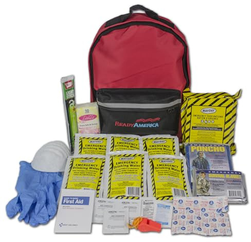Ready America 70180 Emergency Kit 1 Person Backpack