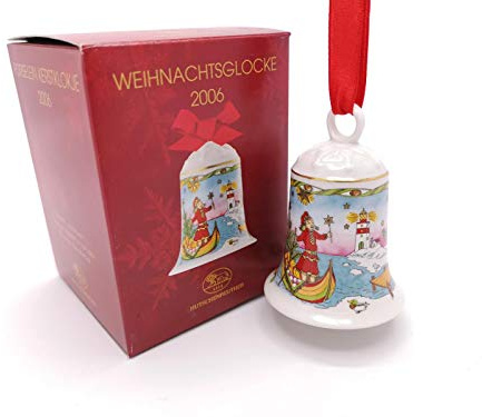 Porzellanglocke Weihnachtsglocke 2006 - Hutschenreuther - in OVP -