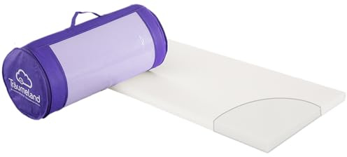 Träumeland Reisebettmatratze GOOD, feiner Softschaumkern & durchgehende Liegefläche, Größe 60 x 120 x 4 cm