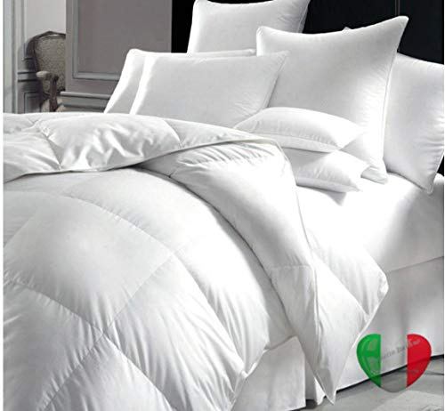 SpazioTessile Interno In Vera Piuma D'Oca 95% Piumino d' Oca 5% Piumette d' Oca Made in Italy (Lettino 100x140)