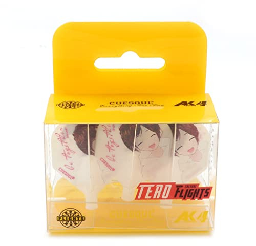 CUESOUL TERO AK4 Dart Flight Standard Forma con Motivo Accattivante, Set di 3 pz